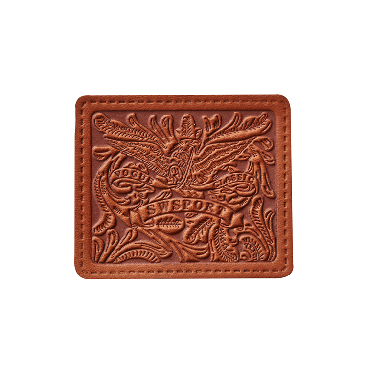 Faux Leather Patches brown